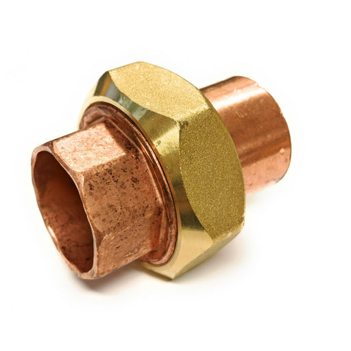 Cast Copper Pipe Union: 1 Fitting, C x M, Pressure Fitting