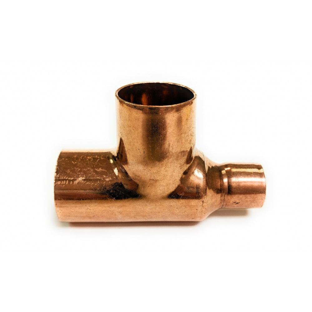 3 X 1-1/4 X 3 Copper Reducing Tee — COPPERTUBINGSALES