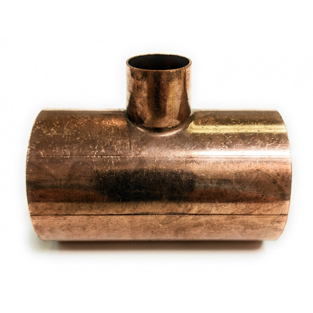 1/2 X 1/2 X 3/8 Copper Reducing Tee — COPPERTUBINGSALES