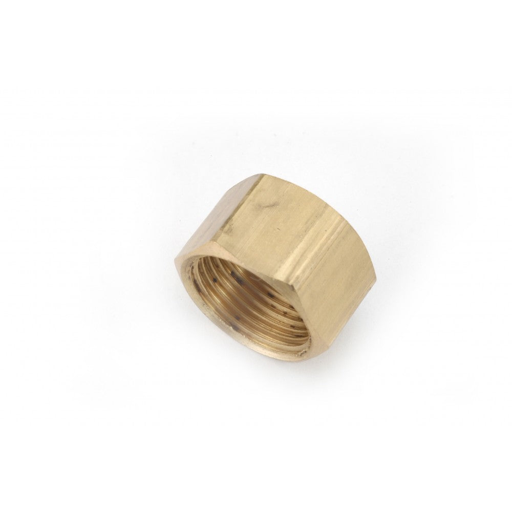 Midland Metal Mfg. 16001 1/8 (5/16-24)threaded Sleeve Nut, Brass Fittings,  Double Compression, Nut