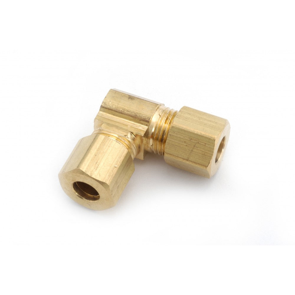 Elbow compression ring fitting R 3/8-12 (M18x1.5)mm, brass